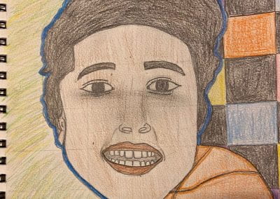 6th grade – CJS6 Frida Kahlo inspired portraits