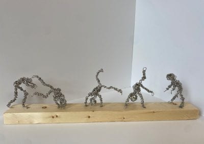 AM6 Sequential Wire Sculptures