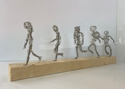 JS6 Sequential Wire Sculptures