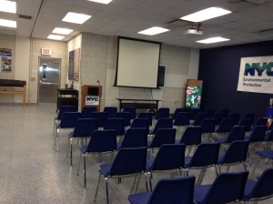 The room where "No Water, No Life" attended Robin Sanchez' presentation.