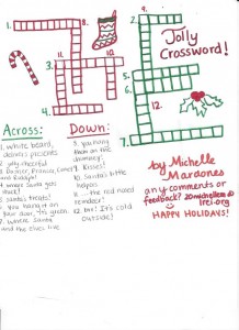 Holiday Crossword by Michelle Mardones